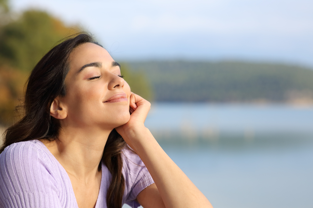 Young Women Feeling Depression Relief