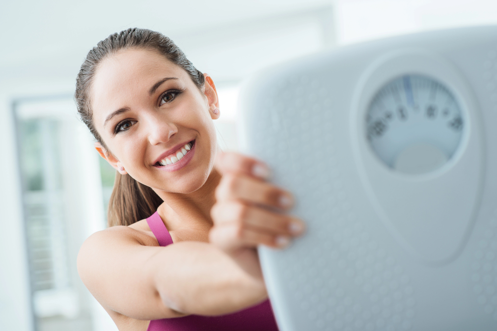 Older Women Happy With Her Weight Loss Results