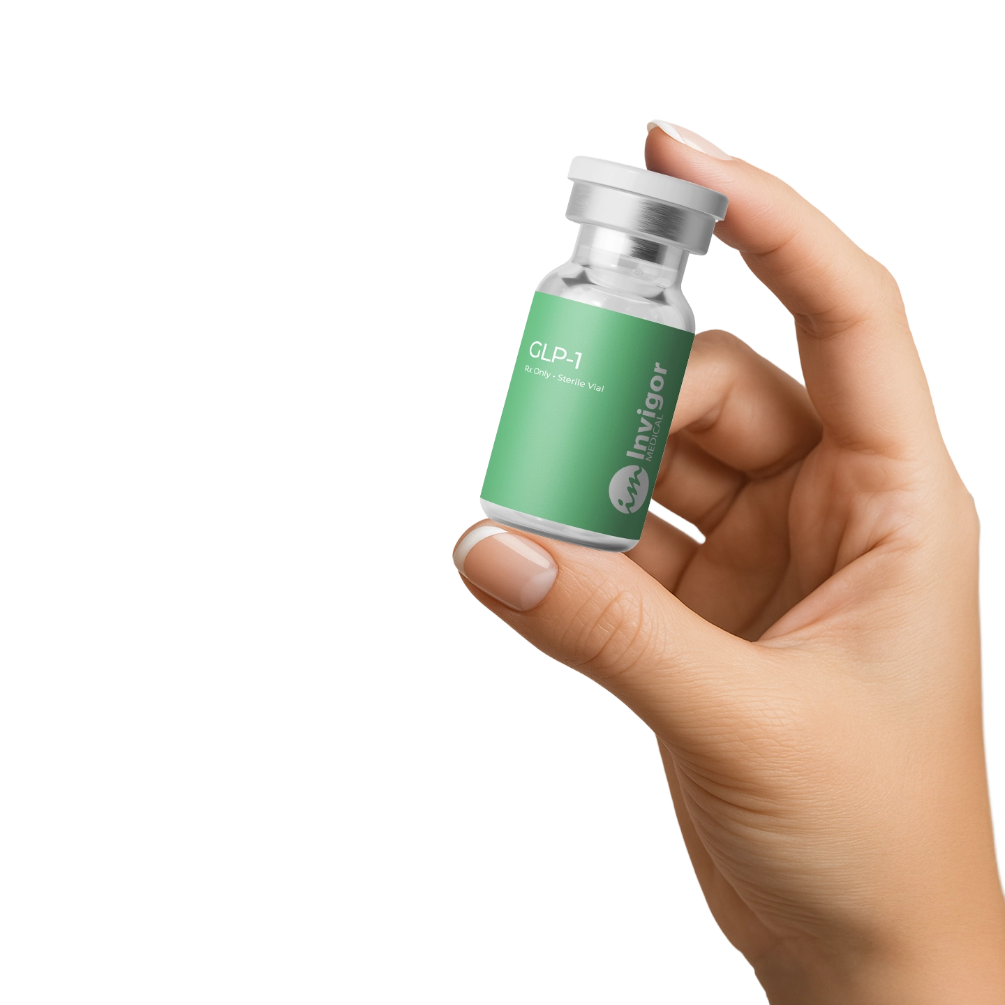 GLP-1 Treatments Medication in Hand
