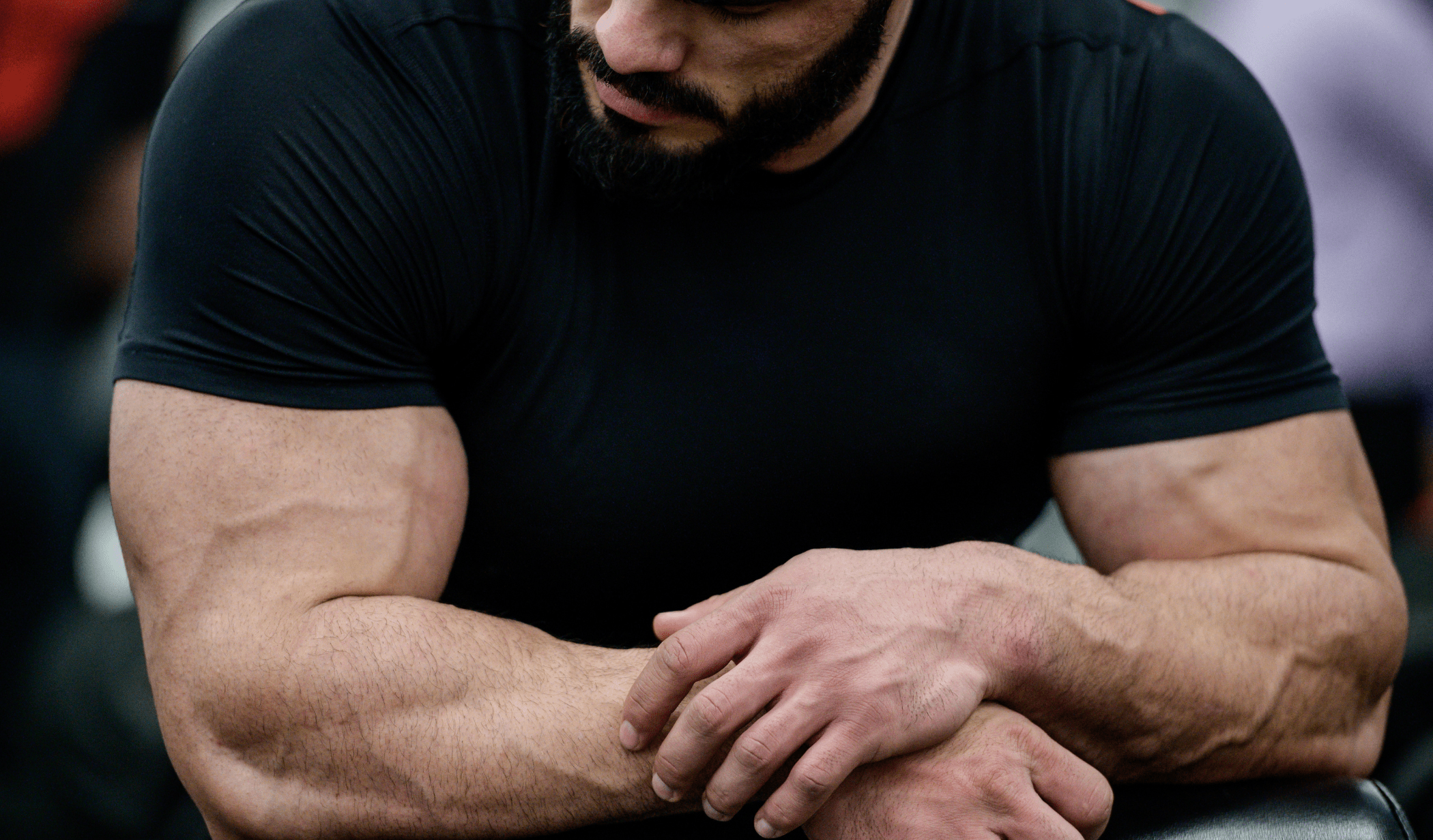 A man with muscles