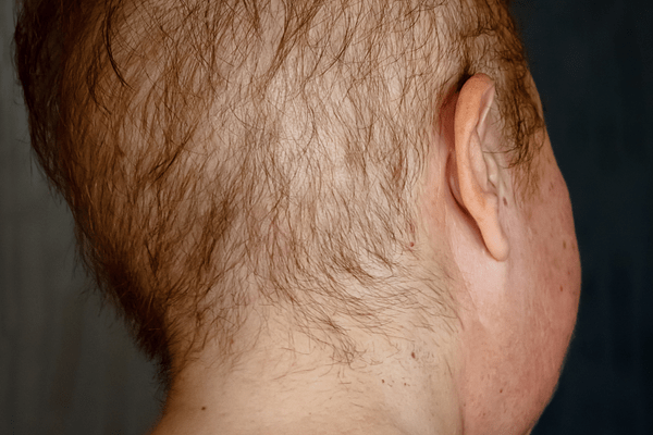 woman with thinning hair