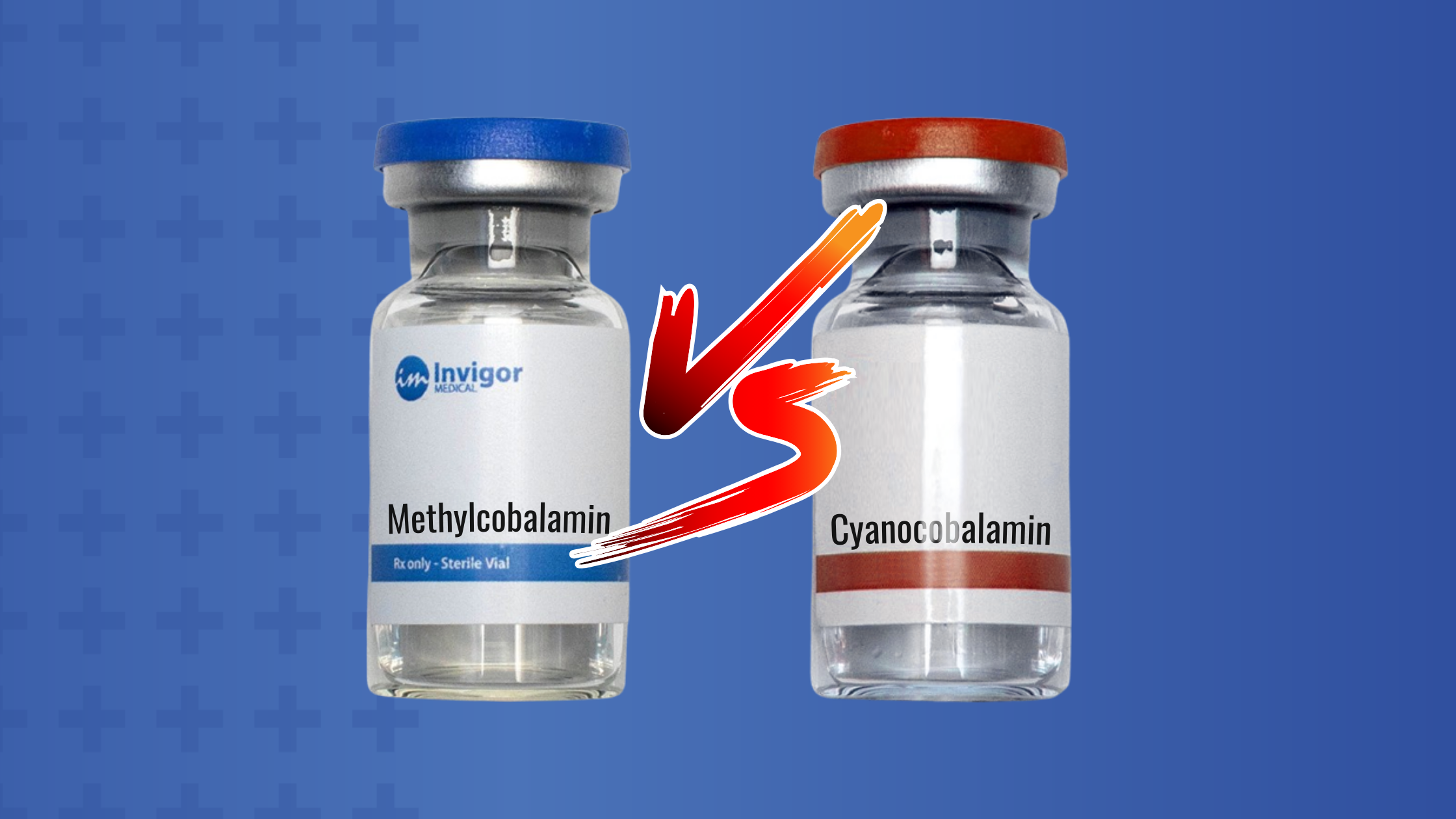 Methylcobalamin vial vs Cyanocobalamin vial