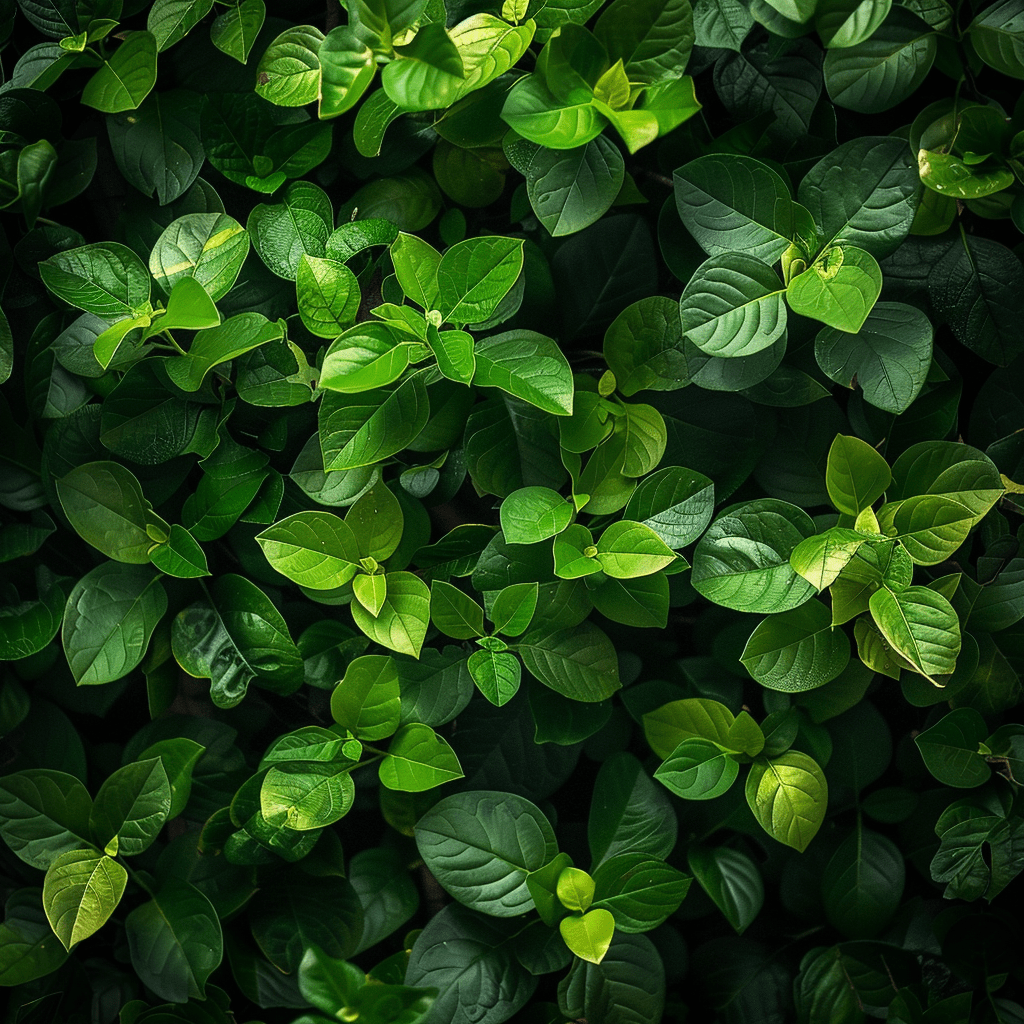 Green leaves