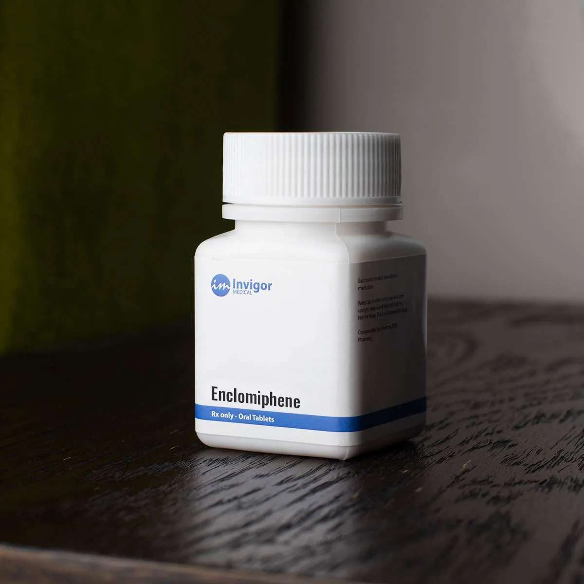 Bottle of Enclomiphene
