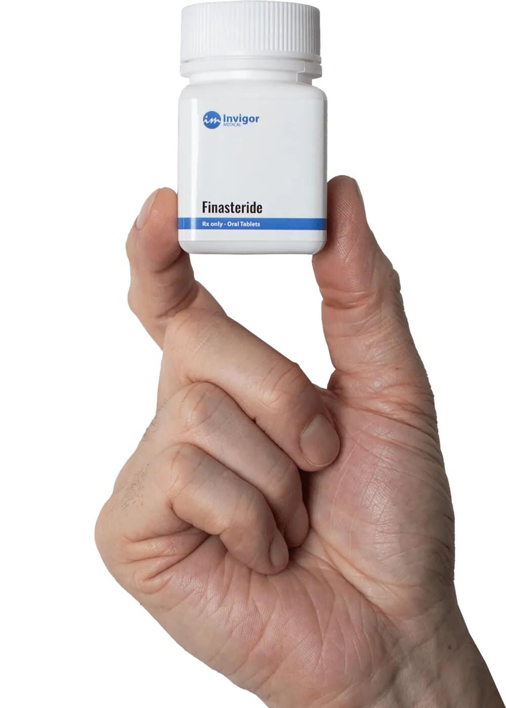 Finasteride Medication in Hand