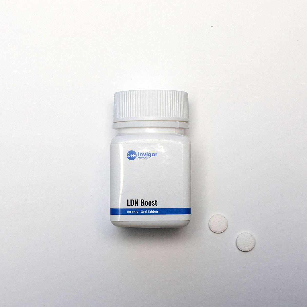 Bottle of LDN Boost White Background