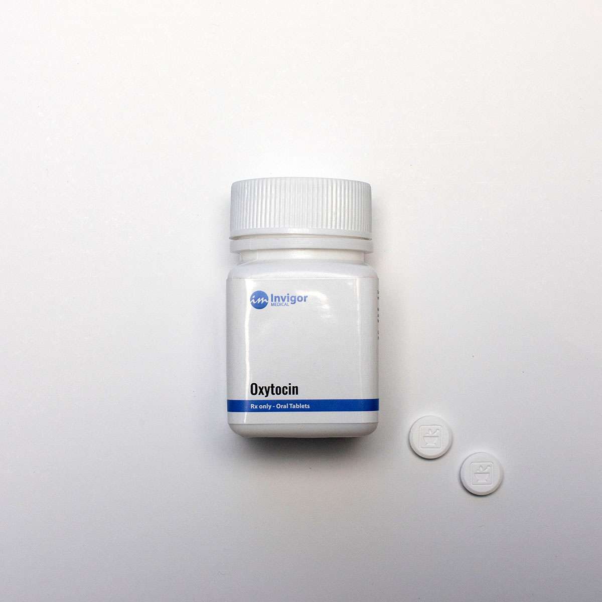 Oxytocin Bottle with Two Tablets