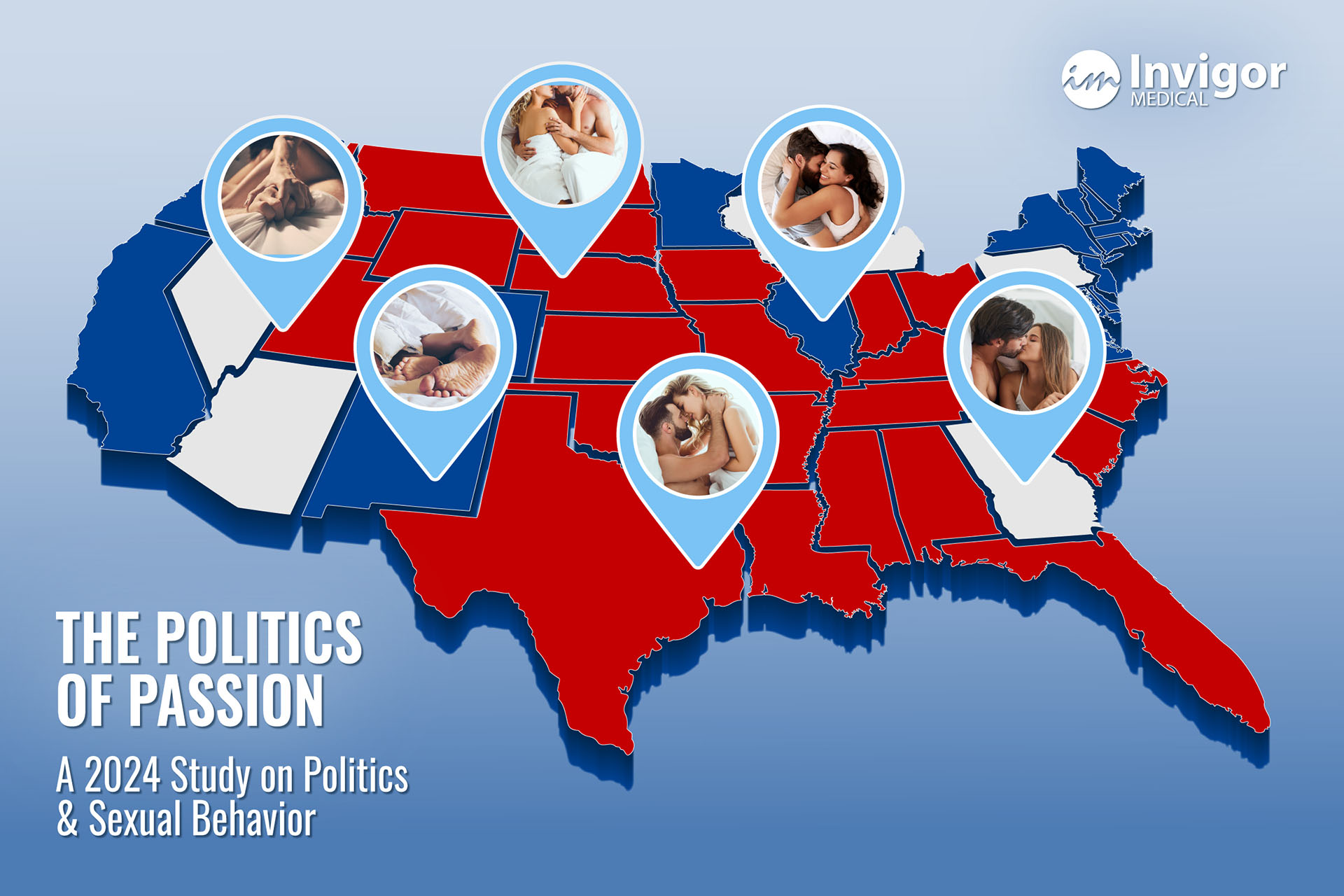 Exploring Sexual Behavior in Red and Blue States