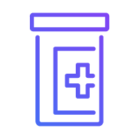 An icon of a medication bottle