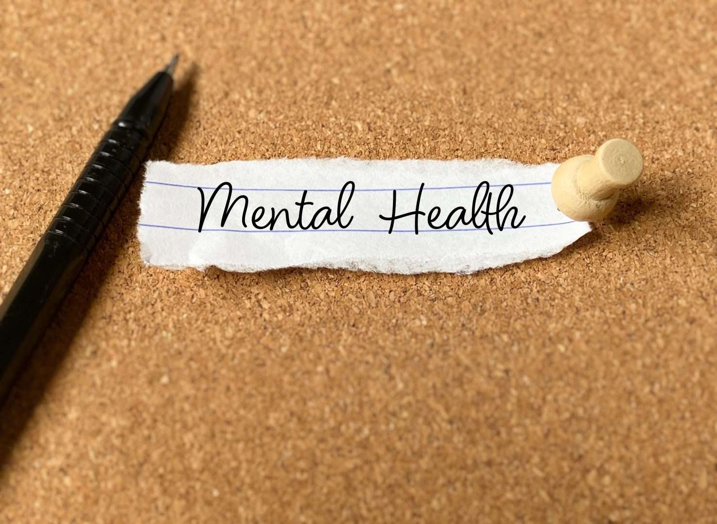 Mental Health written on a piece of paper