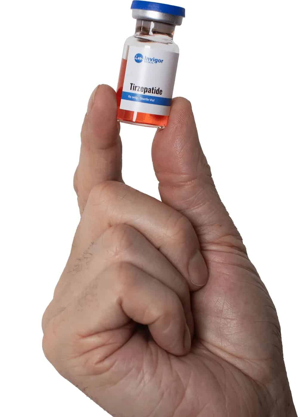 Tirzepatide Injections Medication in Hand